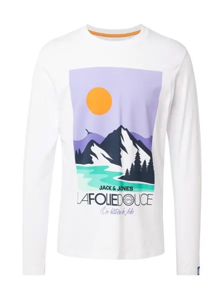 Лонгслив JACK & JONES MOUNTAIN, цвет Natural White