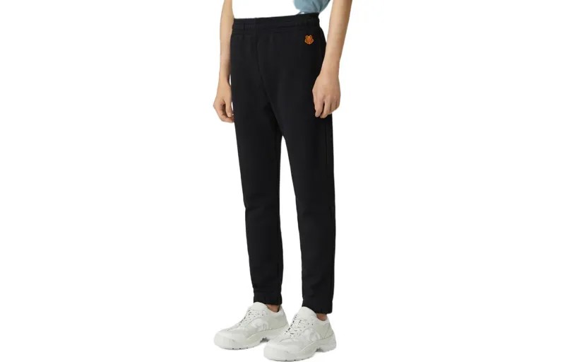 KENZO Мужские трикотажные спортивные штаны, цвет Black