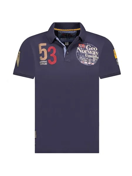 Футболка поло Geographical Norway, темно-синий