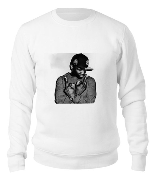 Свитшот унисекс Printio 50 cent белый 2XL