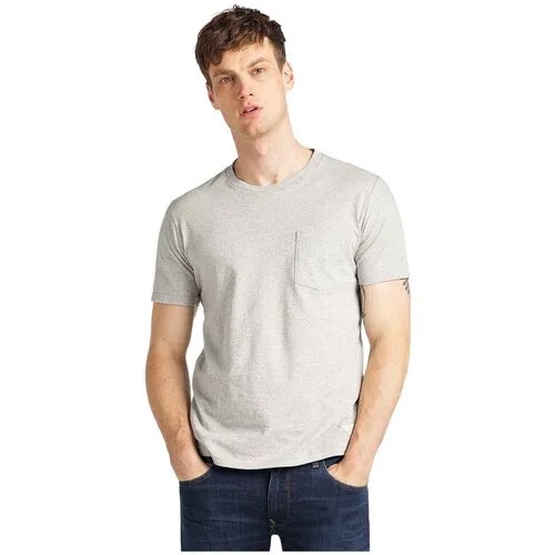 Футболка Lee SUSTAINABLE TEE GREY MELE Мужчины L65UECMP L