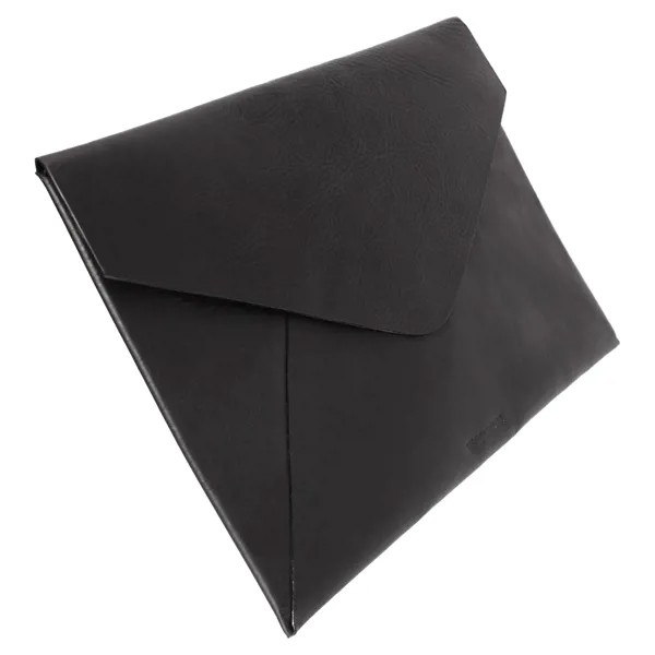 Кожаный клатч в форме конверта