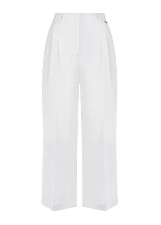 Белые брюки со стрелками TWINSET