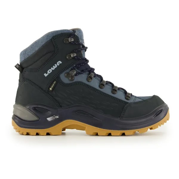 Зимние ботинки Lowa Women's Renegade Warm GTX Mid, цвет Navy/Eisblau