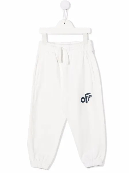 Off-White Kids спортивные брюки с логотипом