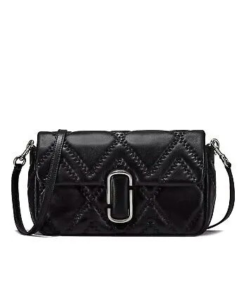 Marc Jacobs The Quilted Leather J Marc Large Black Bag Woman