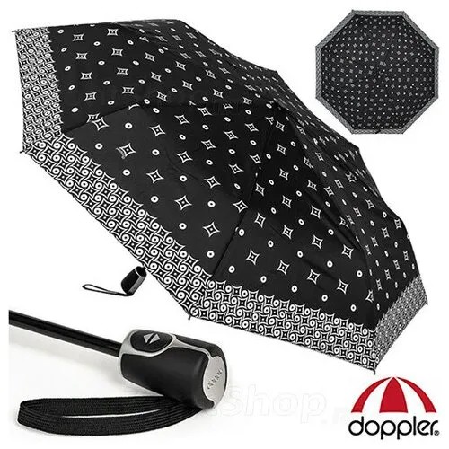 Зонт женский Doppler 7441465 BW-4 black-white