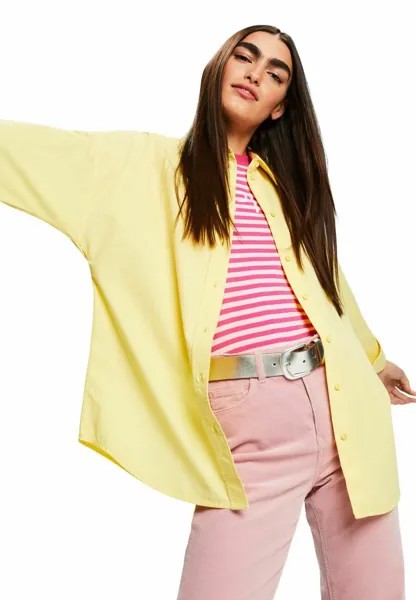Рубашка Esprit, цвет pastel yellow
