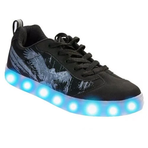 Кеды с подсветкой Zebra 13888-5 Синий 41