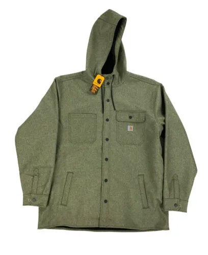 НОВИНКА Carhartt Rain Defender Relaxed Fit Тяжелая рубашка с капюшоном Jac Мужская Размер XL