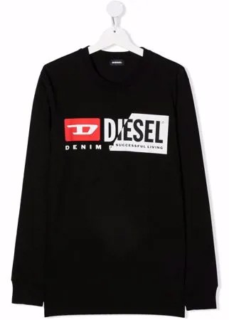 Diesel Kids толстовка с логотипом