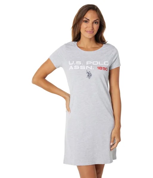 Платье U.S. POLO ASSN., Crew Neck Graphic Dress