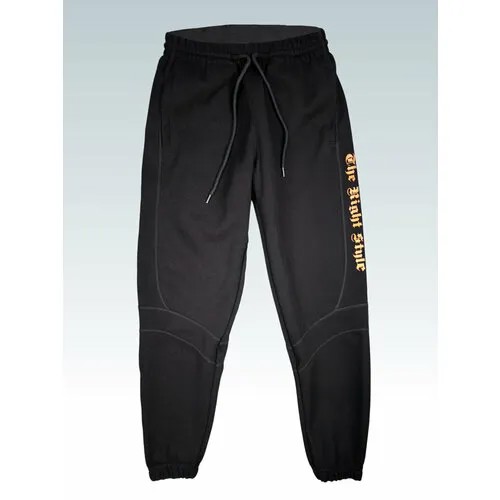 Брюки джоггеры R4R Casual, размер M, черный black