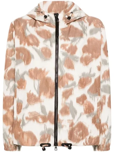 Moncler куртка Cardabelle с капюшоном, нейтральный цвет