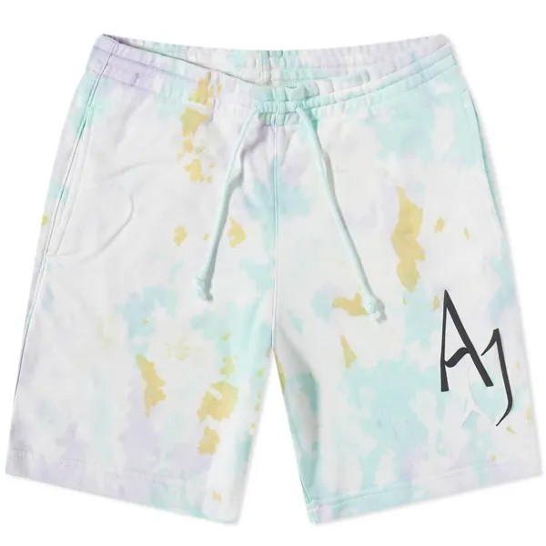 Шорты Air Jordan Tie Dye Fleece, белый/разноцветный