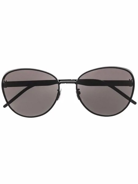 Saint Laurent Eyewear солнцезащитные очки в круглой оправе