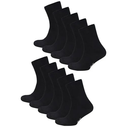 Носки STATUS, 10 пар, размер 27, черный