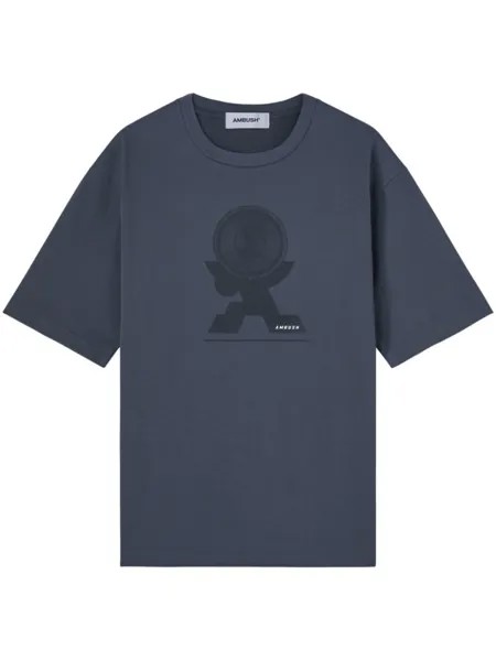 AMBUSH Sound graphic-print cotton T-shirt, серый