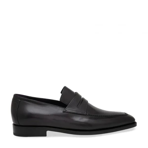 Лоферы BERLUTI Andy Demesure leather loafers, черный