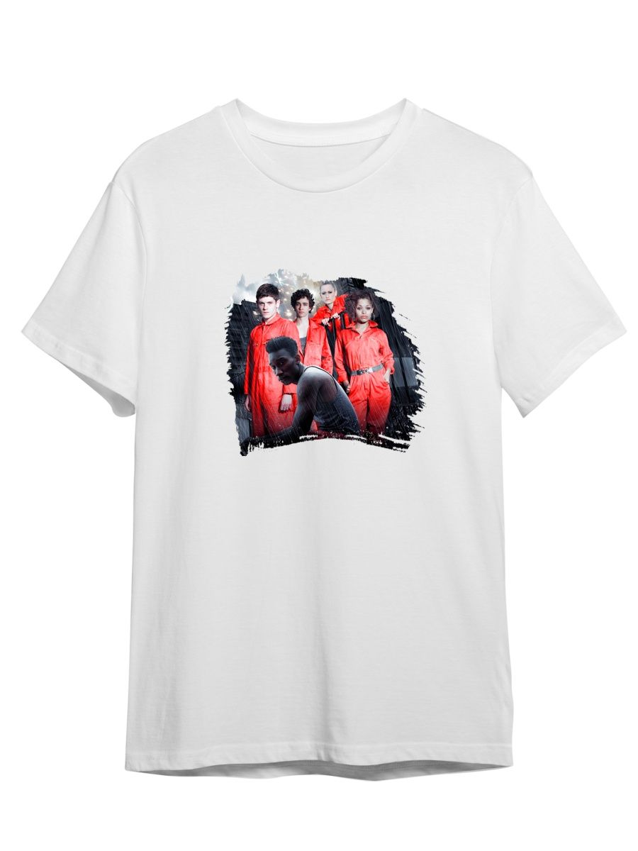Футболка унисекс СувенирShop Отбросы/Сериал/Misfits 7 белая M