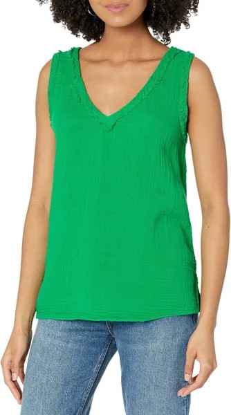 Майка Tammy Double Gauze Easy Tank with Side Slits Michael Stars, цвет Field