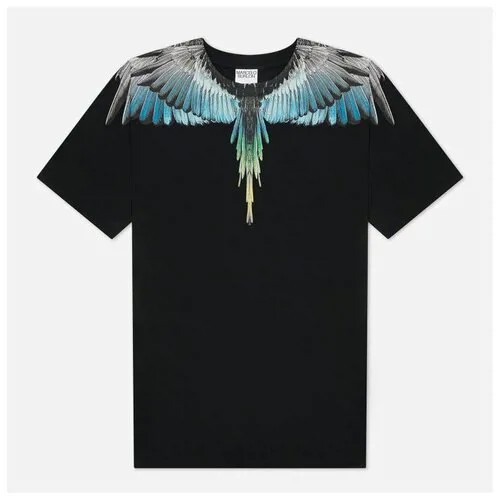 Мужская футболка Marcelo Burlon Wings Regular чёрный , Размер M