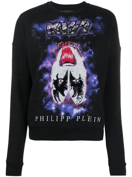 Philipp Plein толстовка Kiss с длинными рукавами