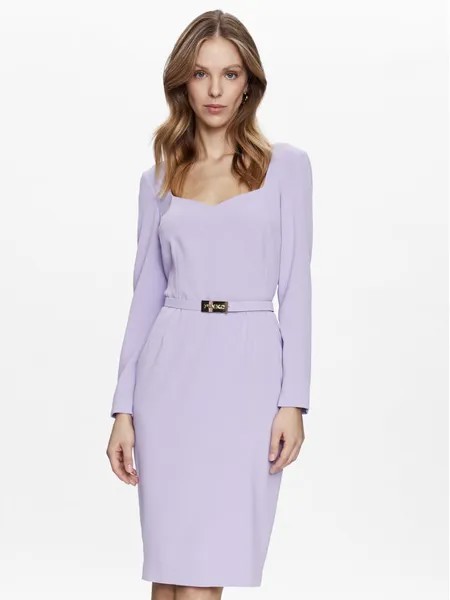 Коктейльное платье стандартного кроя Pinko, фиолетовый