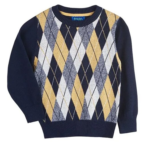 Пуловер детский для мальчиков 53-ZY011; Max&Jessi; Размер: 2-3; цвет: разноцветный