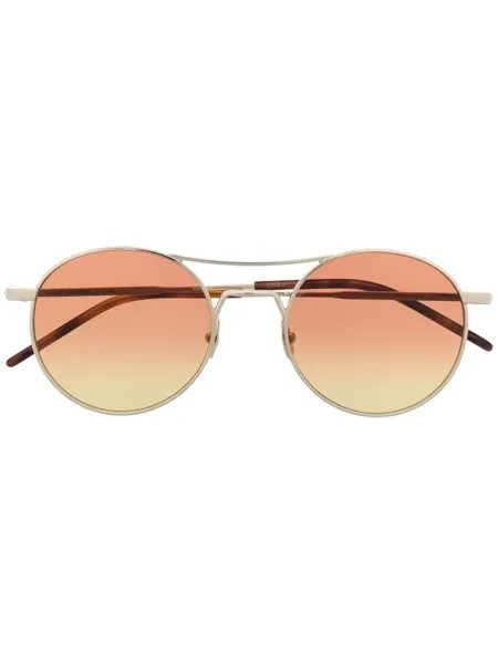 Saint Laurent Eyewear солнцезащитные очки в круглой оправе