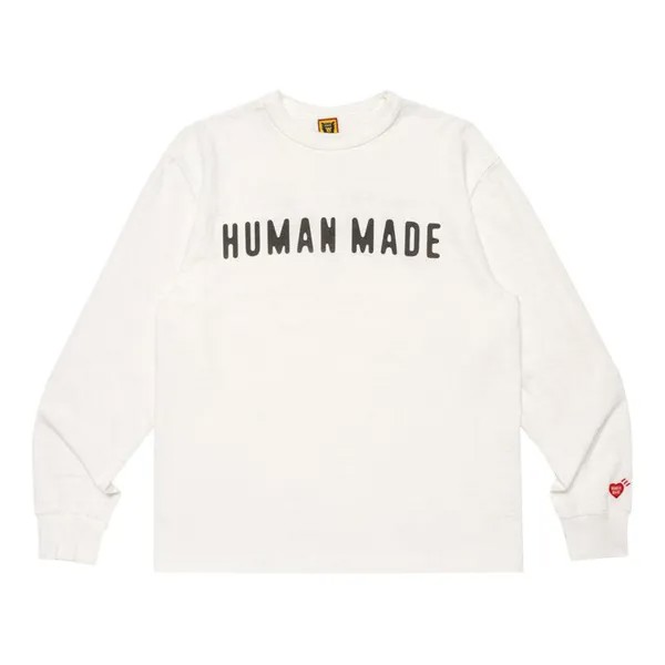 Футболка Human Made Graphic Long-Sleeve  'White', белый