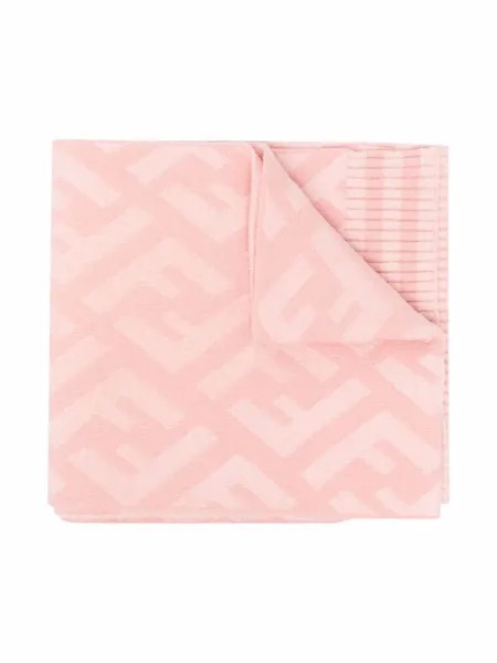 Fendi Kids шарф с монограммой