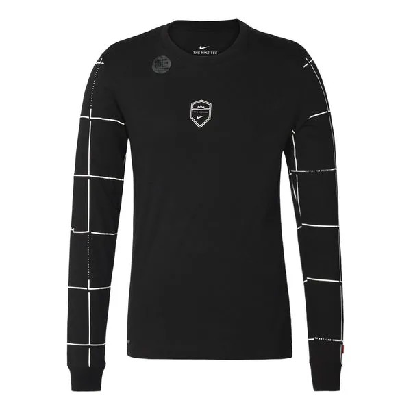 Футболка Nike Dri-FIT LeBron Long-sleeve TEE Men Black, черный