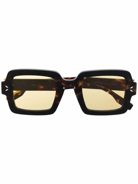Mcq By Alexander Mcqueen Eyewear солнцезащитные очки в оправе черепаховой расцветки