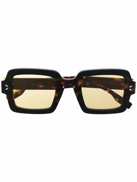 Mcq By Alexander Mcqueen Eyewear солнцезащитные очки в оправе черепаховой расцветки