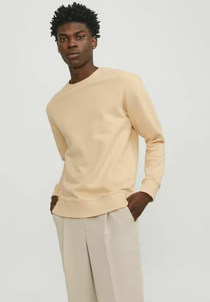 Толстовка ESTAR BASIC CREW NECK Jack & Jones, абрикосовый лед