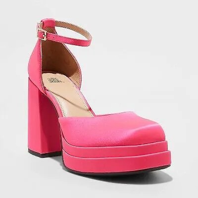 Женские туфли-лодочки на платформе Bianca — Wild Fable Pink 11