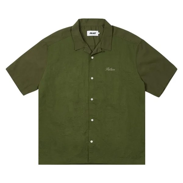 Рубашка Palace Double Faced Shirt, цвет The Deep Green