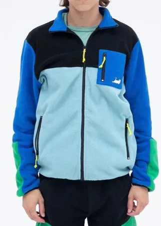 Куртка RIPNDIP Alameda Color Block Polar Fleece Jacket Black & Royal 2022