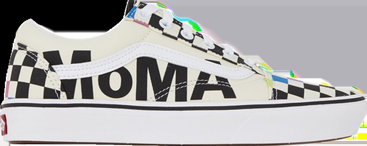 Кеды Vans MoMA x ComfyCush Old Skool Colorful Checkerboard, разноцветный