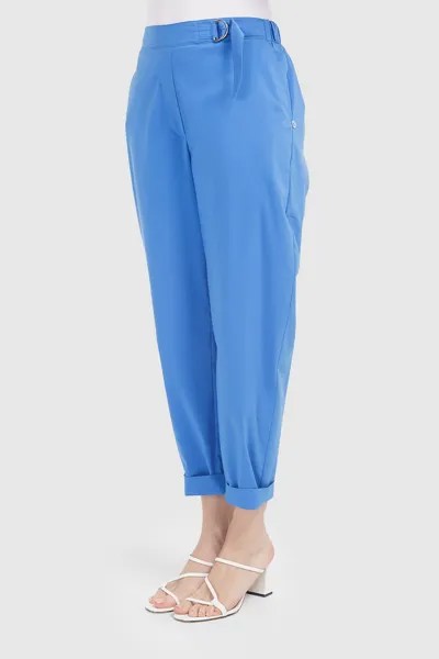 Укороченные брюки с эластичной талией Helmidge, синий