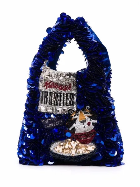 Anya Hindmarch мини-сумка Frosties с пайетками