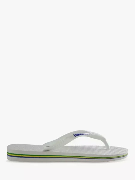 Шлепанцы Havaianas Brazil Flag, белый