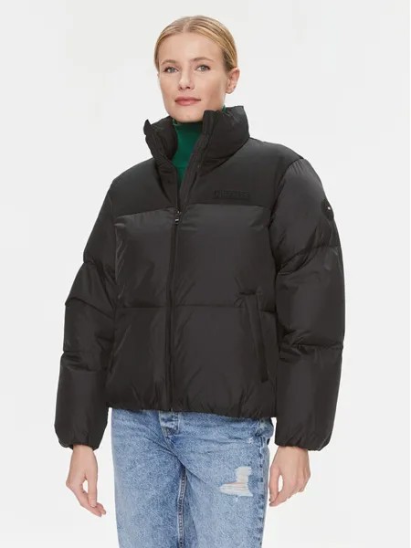 Пуховик свободного кроя Tommy Hilfiger, черный