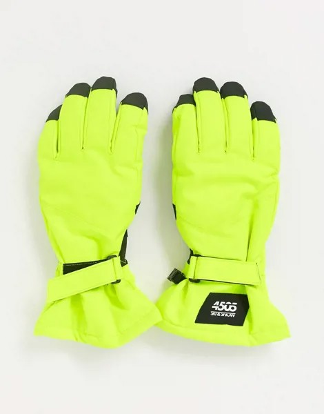 Перчатки ASOS 4505-Желтый