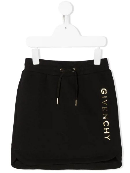 Givenchy Kids юбка мини с кулиской