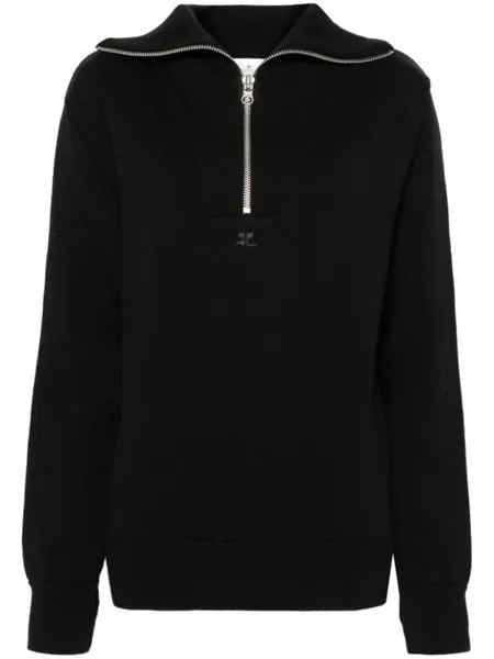 Courrèges свитер Trucker, черный