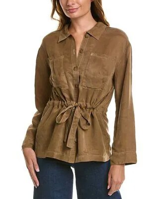 Рубашка женская коричневая Nation Ltd Coda Safari Xs