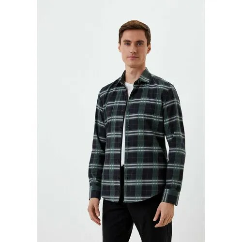 Рубашка BAWER, размер XL, белый, зеленый