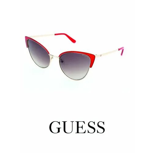 Солнцезащитные очки GUESS, бордовый